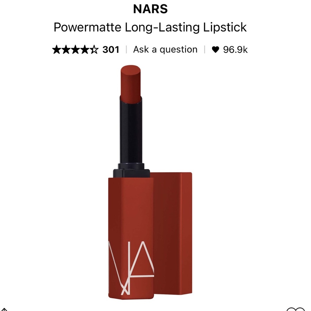 NARS Powermatte lipstick mogador